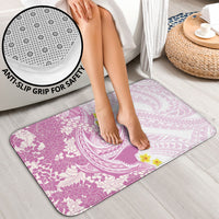 Purple Hawaii Shark Tattoo Bathroom Set Puakenikeni Lei Plumeria Polynesian Pattern LT14 - Polynesian Pride