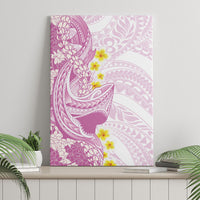 Purple Hawaii Shark Tattoo Canvas Wall Art Puakenikeni Lei Plumeria Polynesian Pattern LT14 - Polynesian Pride