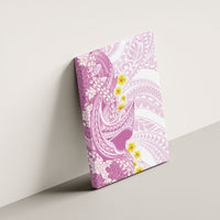 Purple Hawaii Shark Tattoo Canvas Wall Art Puakenikeni Lei Plumeria Polynesian Pattern LT14 - Polynesian Pride