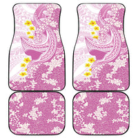 Purple Hawaii Shark Tattoo Car Mats Puakenikeni Lei Plumeria Polynesian Pattern LT14 - Polynesian Pride