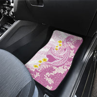 Purple Hawaii Shark Tattoo Car Mats Puakenikeni Lei Plumeria Polynesian Pattern LT14 - Polynesian Pride