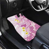 Purple Hawaii Shark Tattoo Car Mats Puakenikeni Lei Plumeria Polynesian Pattern LT14 - Polynesian Pride
