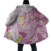 Purple Hawaii Shark Tattoo Cloak Puakenikeni Lei Plumeria Polynesian Pattern LT14 - Polynesian Pride