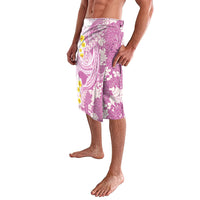 Purple Hawaii Shark Tattoo Lavalava Puakenikeni Lei Plumeria Polynesian Pattern LT14 - Polynesian Pride