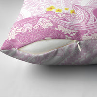 Purple Hawaii Shark Tattoo Pillow Cover Puakenikeni Lei Plumeria Polynesian Pattern LT14 - Polynesian Pride