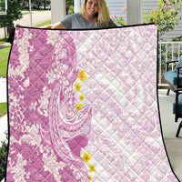 Purple Hawaii Shark Tattoo Quilt Puakenikeni Lei Plumeria Polynesian Pattern LT14 Purple - Polynesian Pride