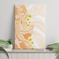 Orange Hawaii Shark Tattoo Canvas Wall Art Puakenikeni Lei Plumeria Polynesian Pattern LT14 - Polynesian Pride