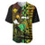 Paddle Board Hawaii Baseball Jersey Molokai 2 Oahu World Championships Kakau Pattern LT14 Black - Polynesian Pride