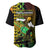 Paddle Board Hawaii Baseball Jersey Molokai 2 Oahu World Championships Kakau Pattern LT14 - Polynesian Pride