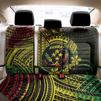 Reggae Kosrae Liberation Day Back Car Seat Cover September 8 Polynesian Tattoo - Polynesian Pride
