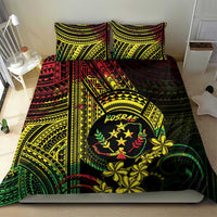 Reggae Kosrae Liberation Day Bedding Set September 8 Polynesian Tattoo - Polynesian Pride