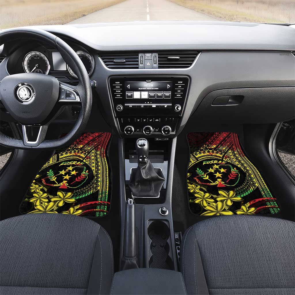 Reggae Kosrae Liberation Day Car Mats September 8 Polynesian Tattoo - Polynesian Pride