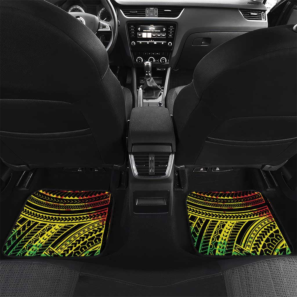 Reggae Kosrae Liberation Day Car Mats September 8 Polynesian Tattoo - Polynesian Pride