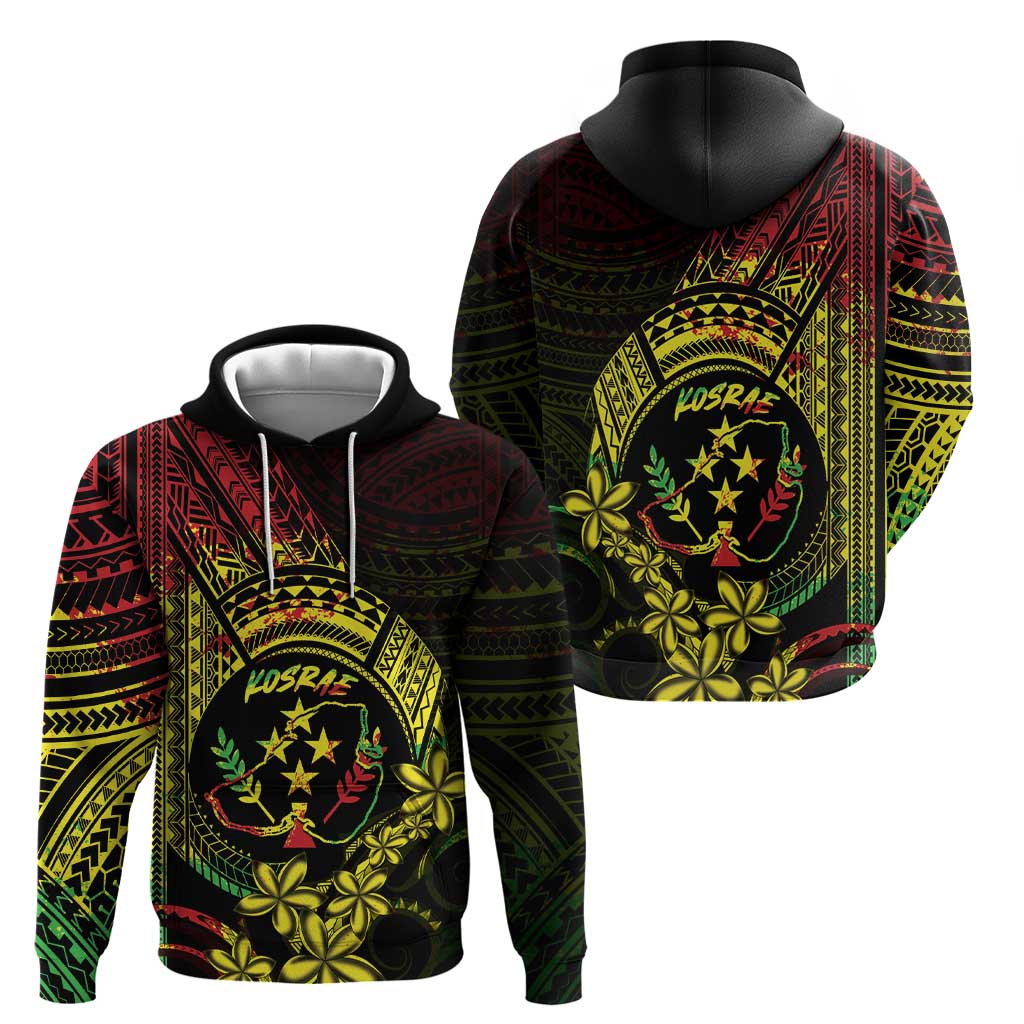 Reggae Kosrae Liberation Day Hoodie September 8 Polynesian Tattoo - Polynesian Pride
