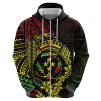 Reggae Kosrae Liberation Day Hoodie September 8 Polynesian Tattoo - Polynesian Pride