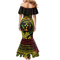 Reggae Kosrae Liberation Day Mermaid Dress September 8 Polynesian Tattoo - Polynesian Pride