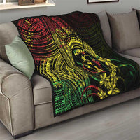 Reggae Kosrae Liberation Day Quilt September 8 Polynesian Tattoo - Polynesian Pride