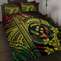 Reggae Kosrae Liberation Day Quilt Bed Set September 8 Polynesian Tattoo - Polynesian Pride