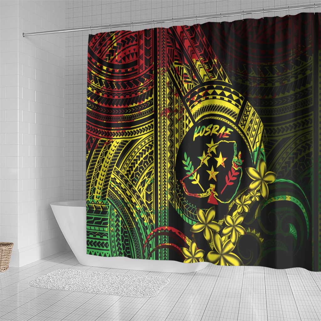 Reggae Kosrae Liberation Day Shower Curtain September 8 Polynesian Tattoo - Polynesian Pride