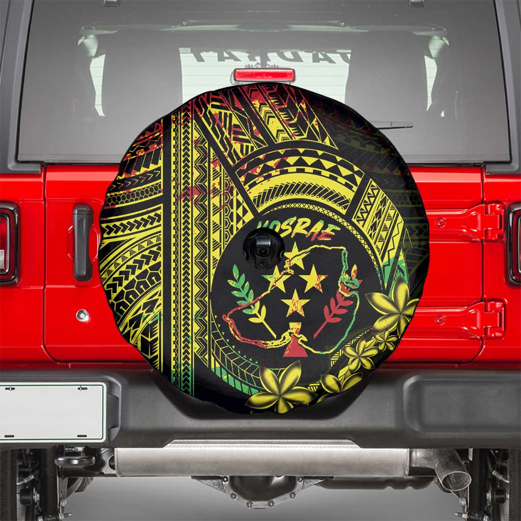 Reggae Kosrae Liberation Day Spare Tire Cover September 8 Polynesian Tattoo - Polynesian Pride