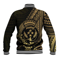 Gold Kosrae Liberation Day Baseball Jacket September 8 Polynesian Tattoo - Polynesian Pride