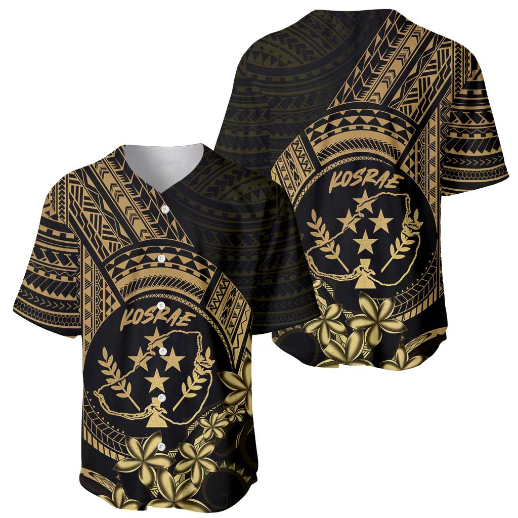 Gold Kosrae Liberation Day Baseball Jersey September 8 Polynesian Tattoo - Polynesian Pride