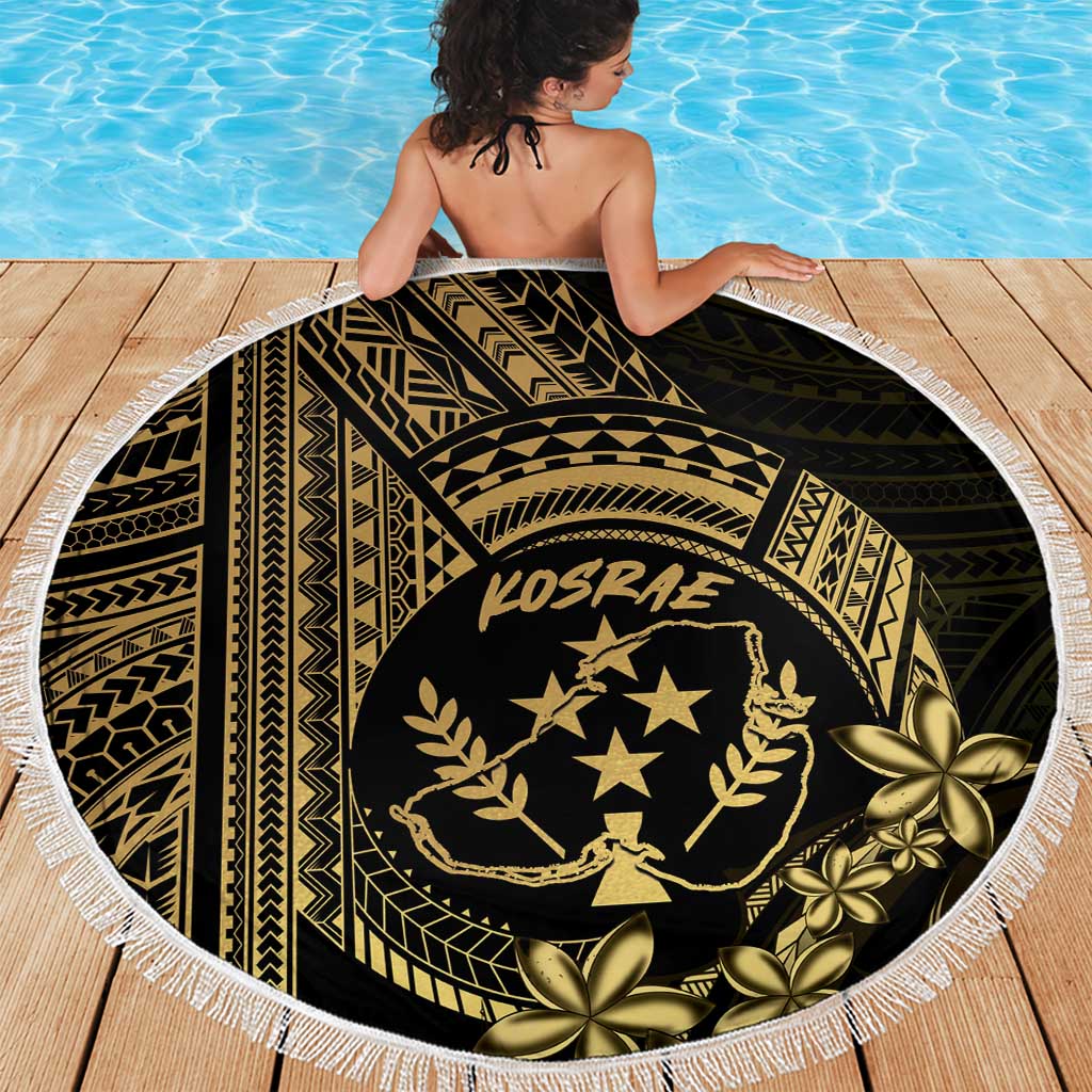 Gold Kosrae Liberation Day Beach Blanket September 8 Polynesian Tattoo - Polynesian Pride