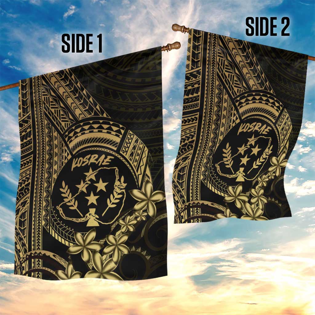Gold Kosrae Liberation Day Garden Flag September 8 Polynesian Tattoo - Polynesian Pride