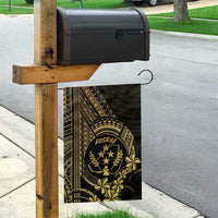 Gold Kosrae Liberation Day Garden Flag September 8 Polynesian Tattoo - Polynesian Pride