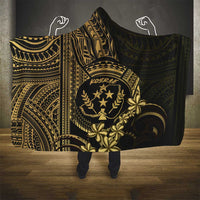 Gold Kosrae Liberation Day Hooded Blanket September 8 Polynesian Tattoo - Polynesian Pride