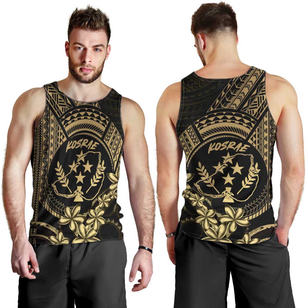 Gold Kosrae Liberation Day Men Tank Top September 8 Polynesian Tattoo - Polynesian Pride