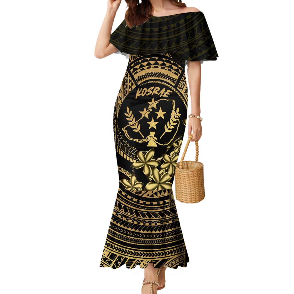 Gold Kosrae Liberation Day Mermaid Dress September 8 Polynesian Tattoo - Polynesian Pride