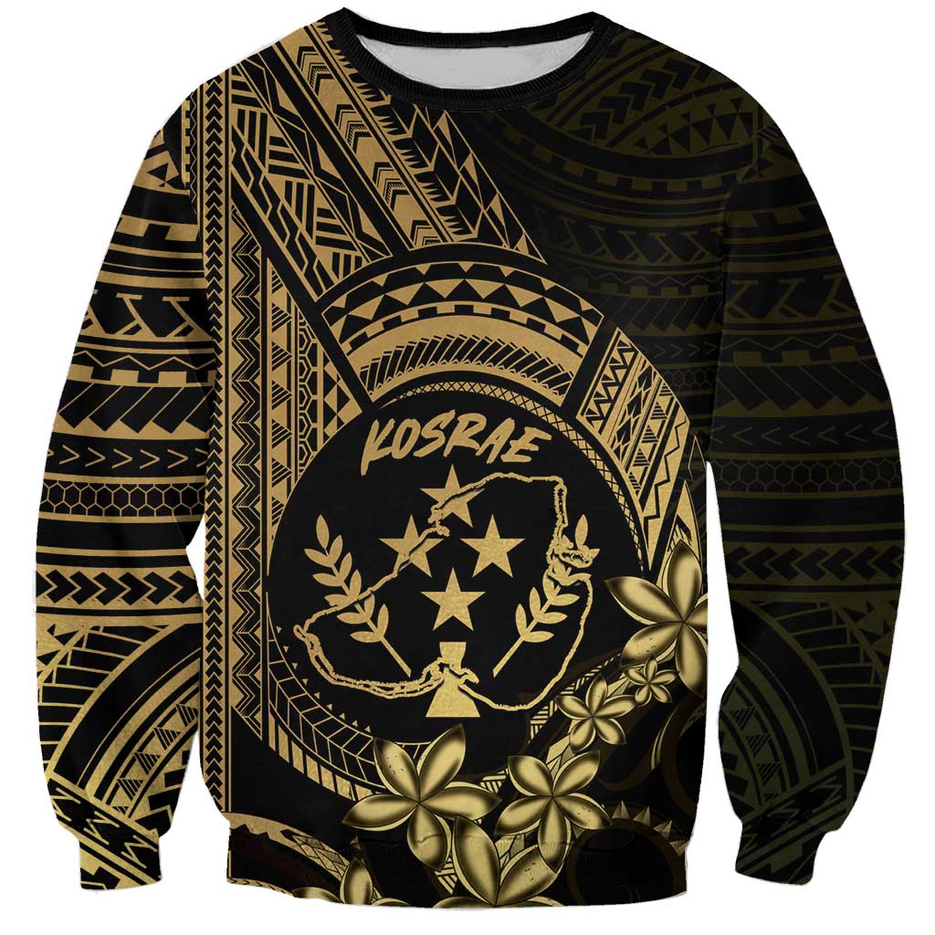 Gold Kosrae Liberation Day Sweatshirt September 8 Polynesian Tattoo - Polynesian Pride