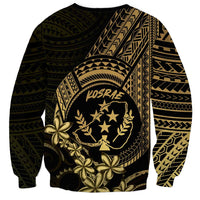 Gold Kosrae Liberation Day Sweatshirt September 8 Polynesian Tattoo - Polynesian Pride