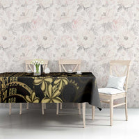 Gold Kosrae Liberation Day Tablecloth September 8 Polynesian Tattoo - Polynesian Pride