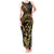Gold Kosrae Liberation Day Tank Maxi Dress September 8 Polynesian Tattoo - Polynesian Pride