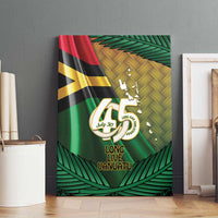 Long Live Vanuatu Independence Day Canvas Wall Art 45th Anniversary Woven Pattern LT14 - Polynesian Pride