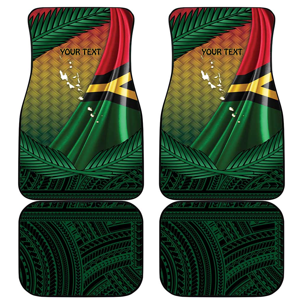 Long Live Vanuatu Independence Day Car Mats 45th Anniversary Woven Pattern LT14 - Polynesian Pride