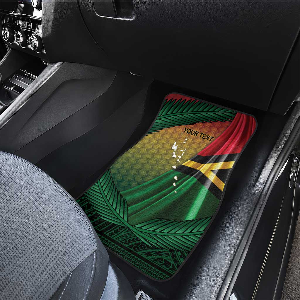 Long Live Vanuatu Independence Day Car Mats 45th Anniversary Woven Pattern LT14 - Polynesian Pride