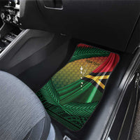 Long Live Vanuatu Independence Day Car Mats 45th Anniversary Woven Pattern LT14 - Polynesian Pride