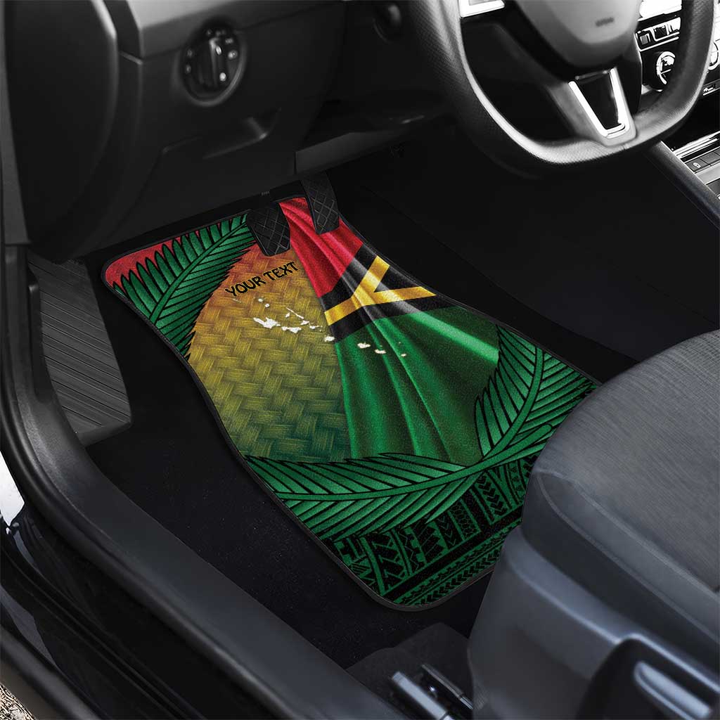 Long Live Vanuatu Independence Day Car Mats 45th Anniversary Woven Pattern LT14 - Polynesian Pride