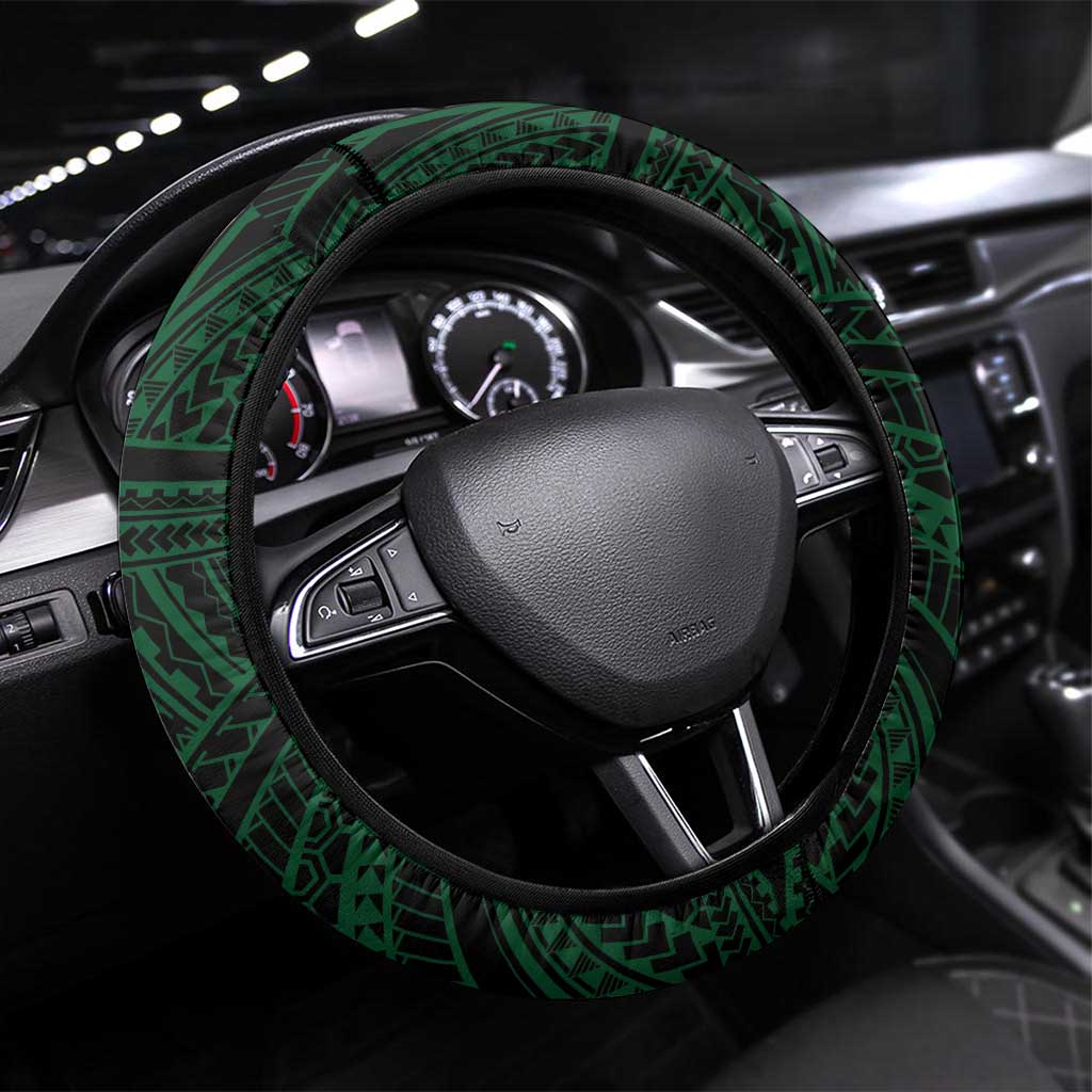 Long Live Vanuatu Independence Day Steering Wheel Cover 45th Anniversary Woven Pattern LT14 Universal Fit Reggae - Polynesian Pride