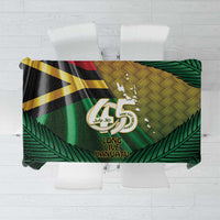 Long Live Vanuatu Independence Day Tablecloth 45th Anniversary Woven Pattern LT14 Reggae - Polynesian Pride