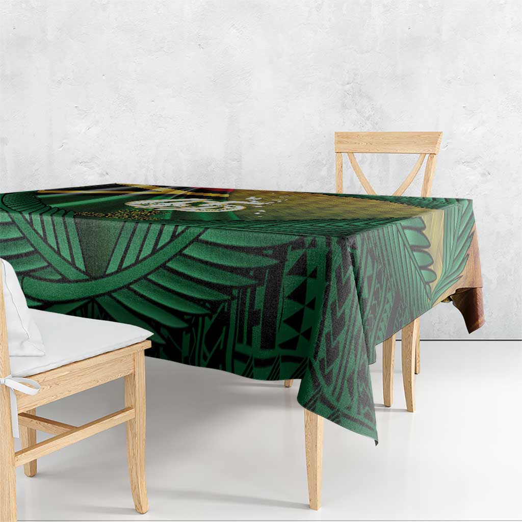 Long Live Vanuatu Independence Day Tablecloth 45th Anniversary Woven Pattern LT14 - Polynesian Pride