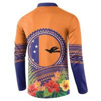 PNG New Ireland Province Button Sweatshirt Niu Ailan Necklace Polynesian Tattoo LT14 - Polynesian Pride
