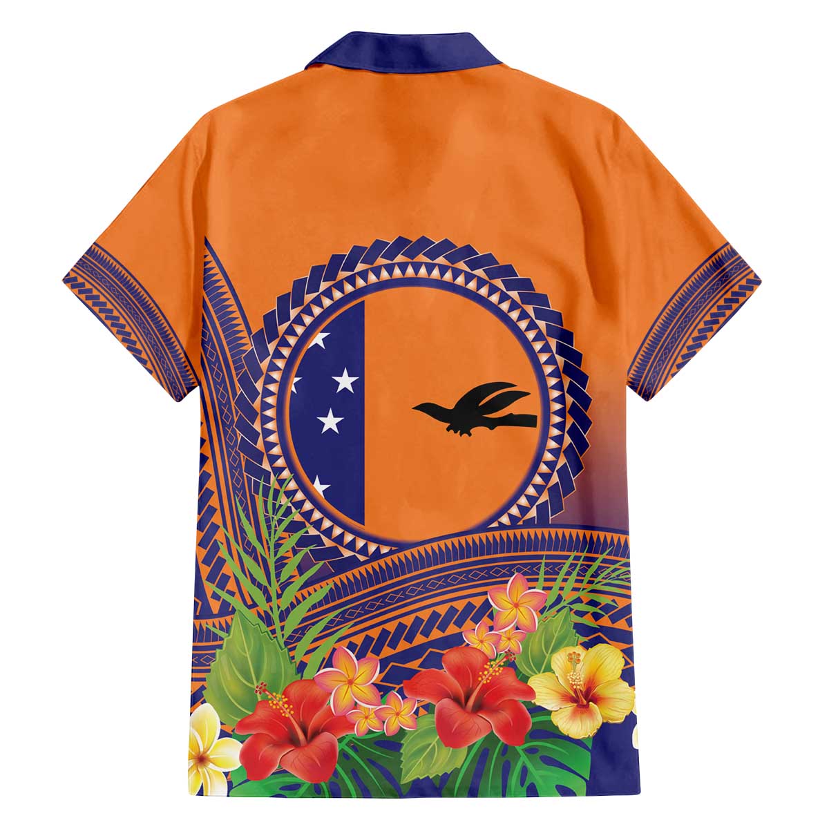 PNG New Ireland Province Family Matching Off The Shoulder Long Sleeve Dress and Hawaiian Shirt Niu Ailan Necklace Polynesian Tattoo - Polynesian Pride