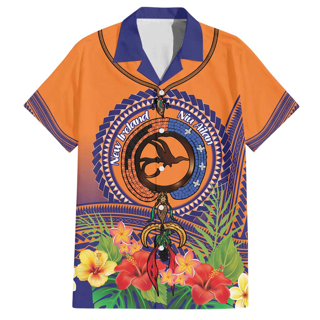 PNG New Ireland Province Family Matching Off Shoulder Short Dress and Hawaiian Shirt Niu Ailan Necklace Polynesian Tattoo - Polynesian Pride