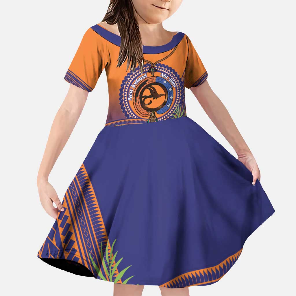PNG New Ireland Province Family Matching Summer Maxi Dress and Hawaiian Shirt Niu Ailan Necklace Polynesian Tattoo - Polynesian Pride