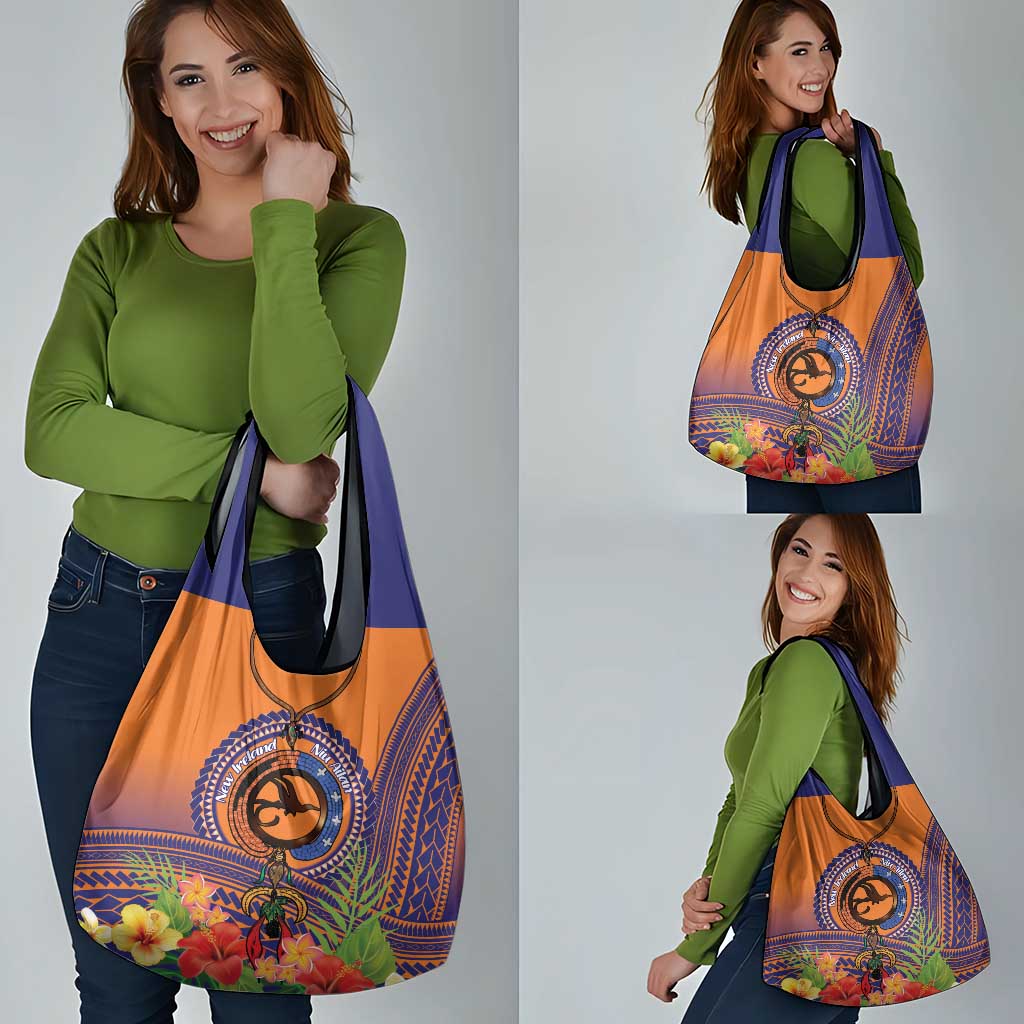 PNG New Ireland Province Grocery Bag Niu Ailan Necklace Polynesian Tattoo - Polynesian Pride