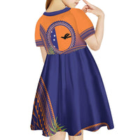 PNG New Ireland Province Kid Short Sleeve Dress Niu Ailan Necklace Polynesian Tattoo - Polynesian Pride